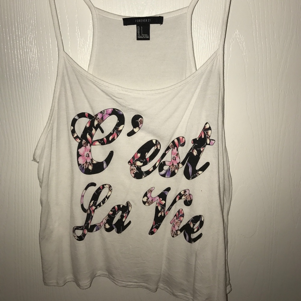 Super cute crop tank!