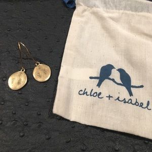Chloe + Isabel Paillette single drop earrings