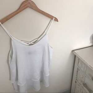 White Layered Tank