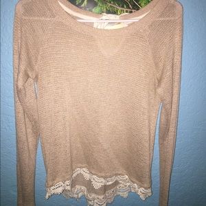 Tan sweater