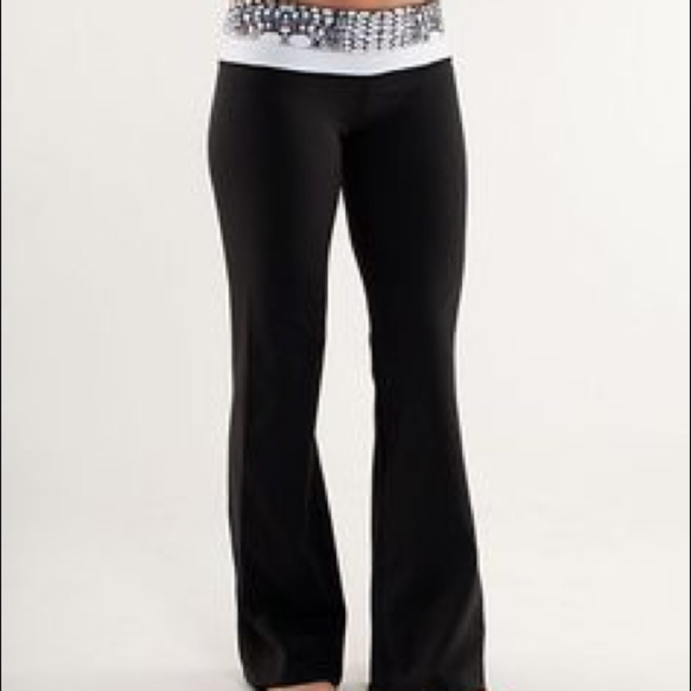 Lululemon fold over yoga pants