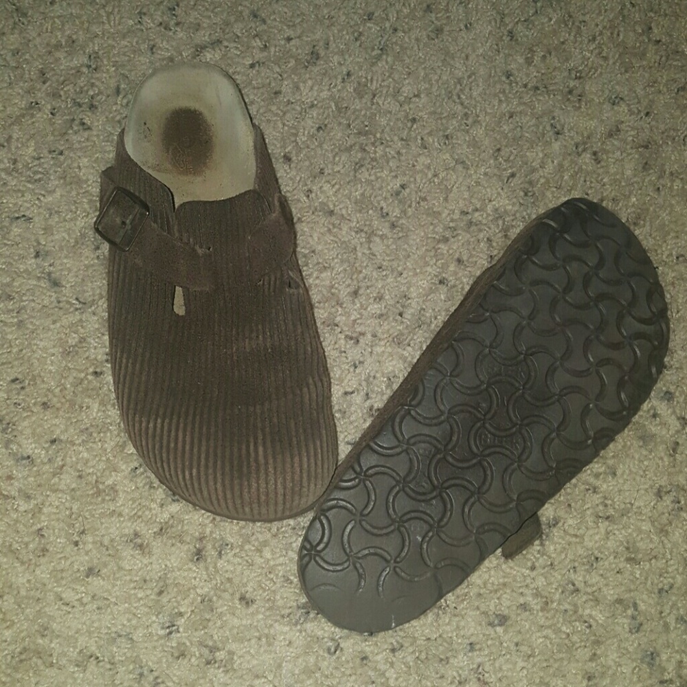 Birkenstocks Brown Corduroy sz 39