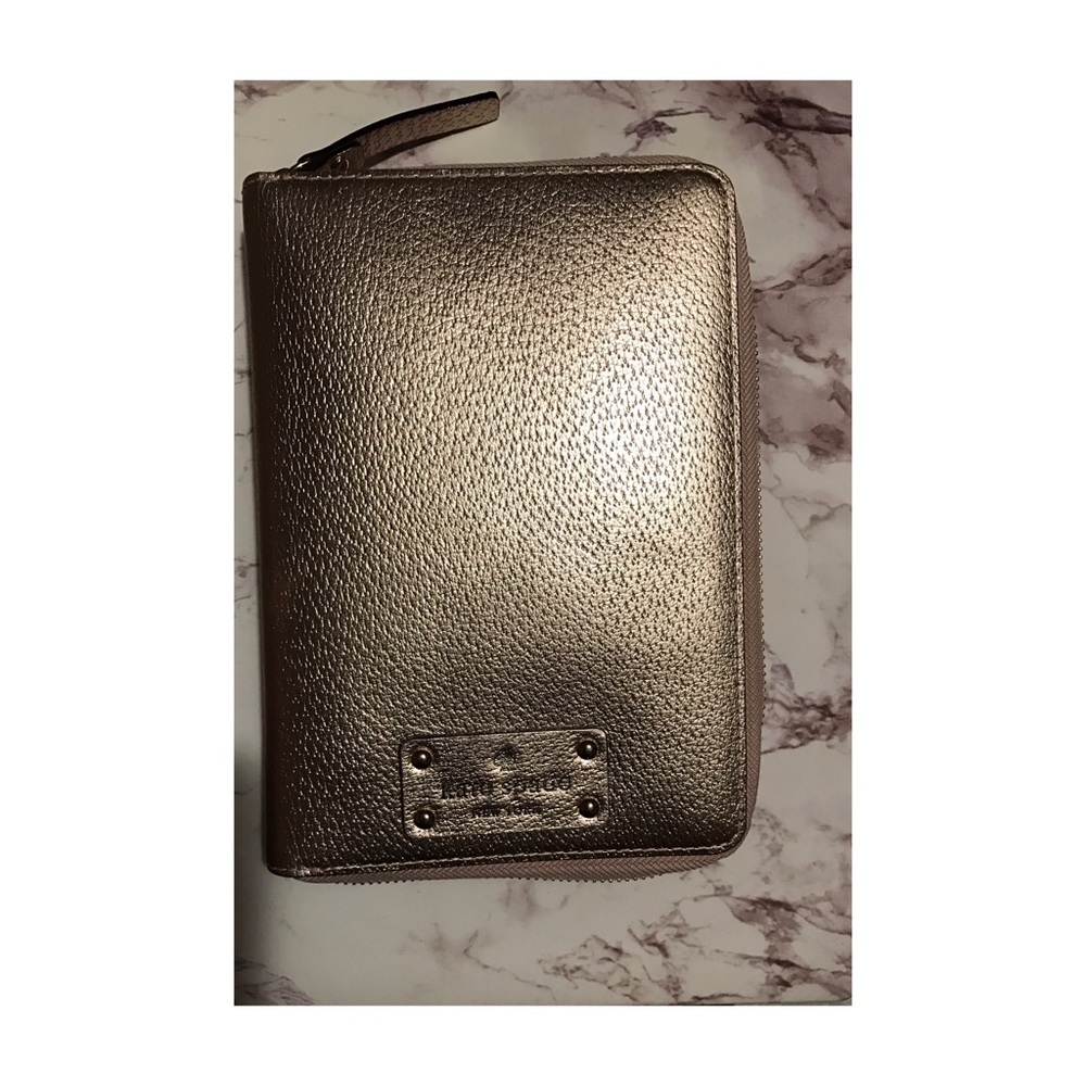 kate spade wellesley planner rose gold