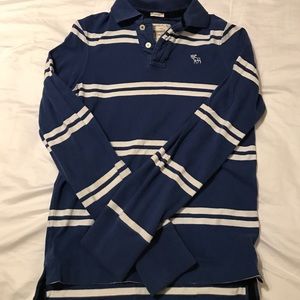 Abercrombie & Fitch - Long Sleeve Polo - Small
