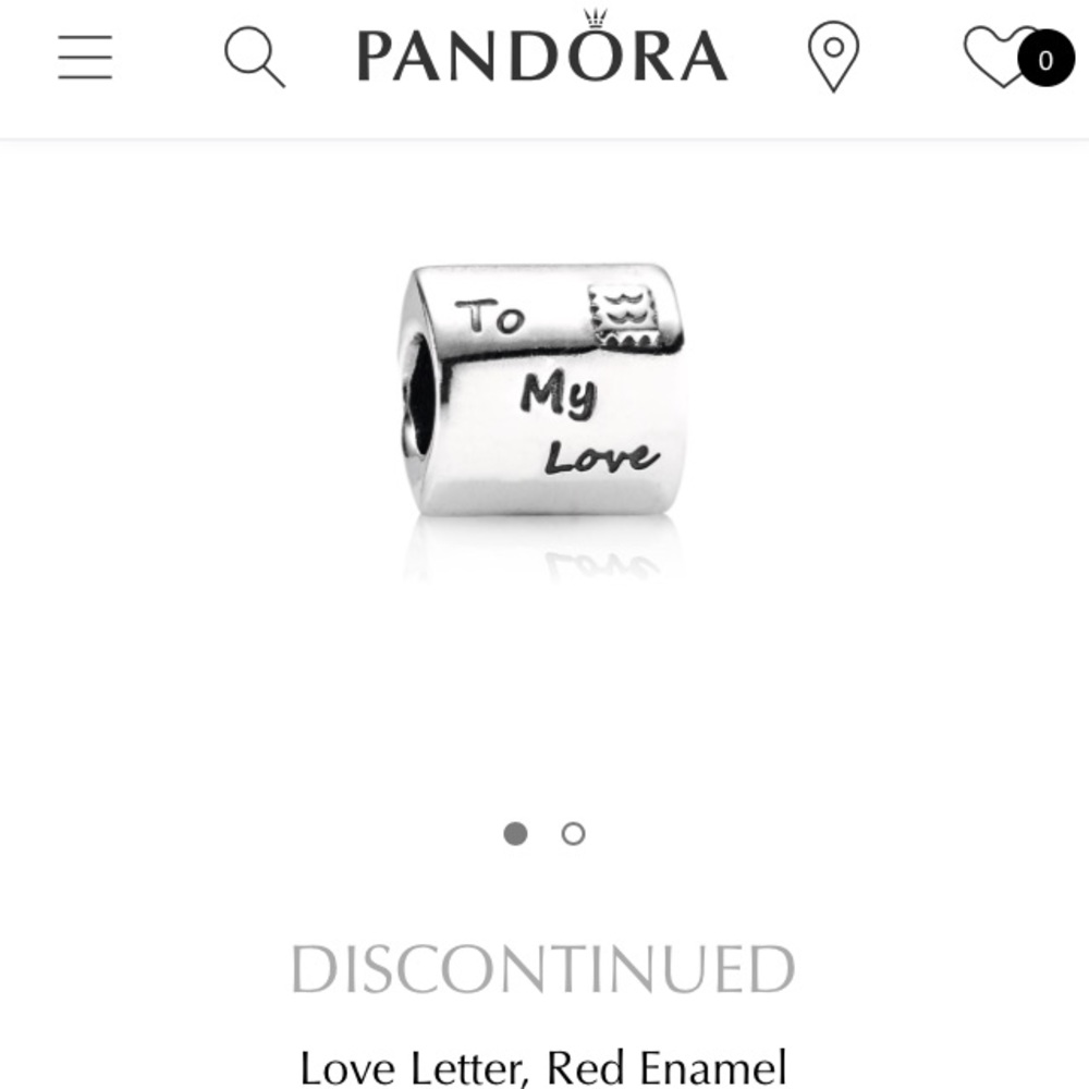 Love letter Pandora Charm