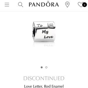 Love letter Pandora Charm