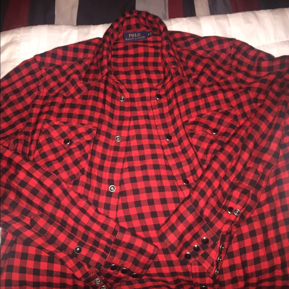 Polo Ralph Lauren Western Flannel top