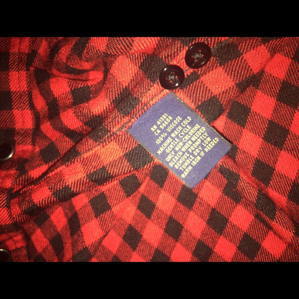 Polo Ralph Lauren Western Flannel top - Picture 3 of 3