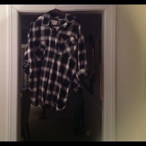 Plaid big shirt