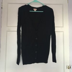 Black cardigan