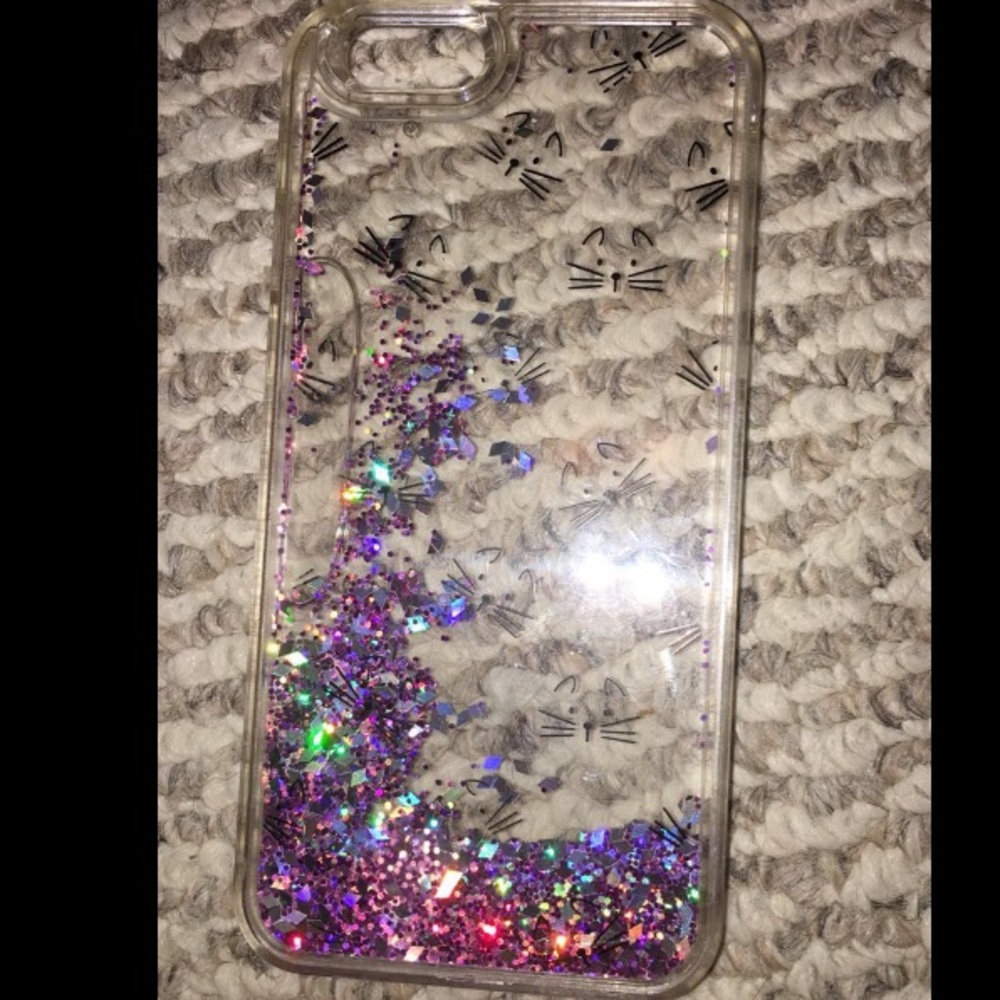 iphone 6s / iphone 6 cat glitter case.