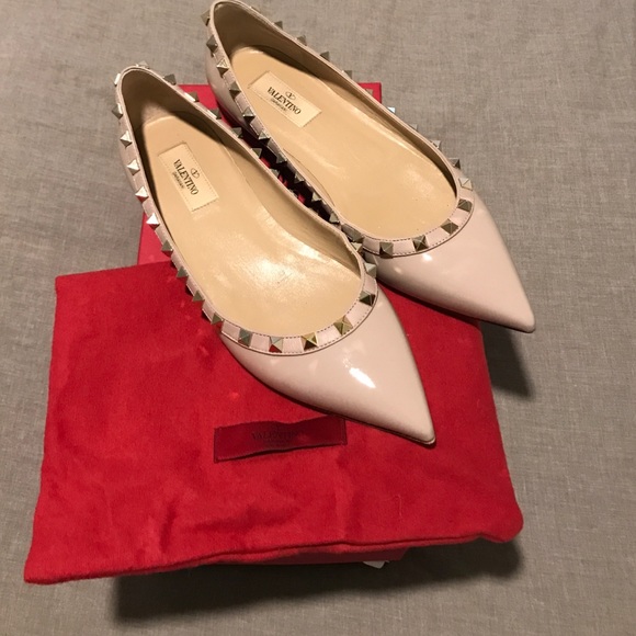 Valentino Shoes - Valentino Ballet Flats - Patent Leather