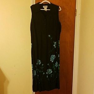 Sleeveless Dress with flowers