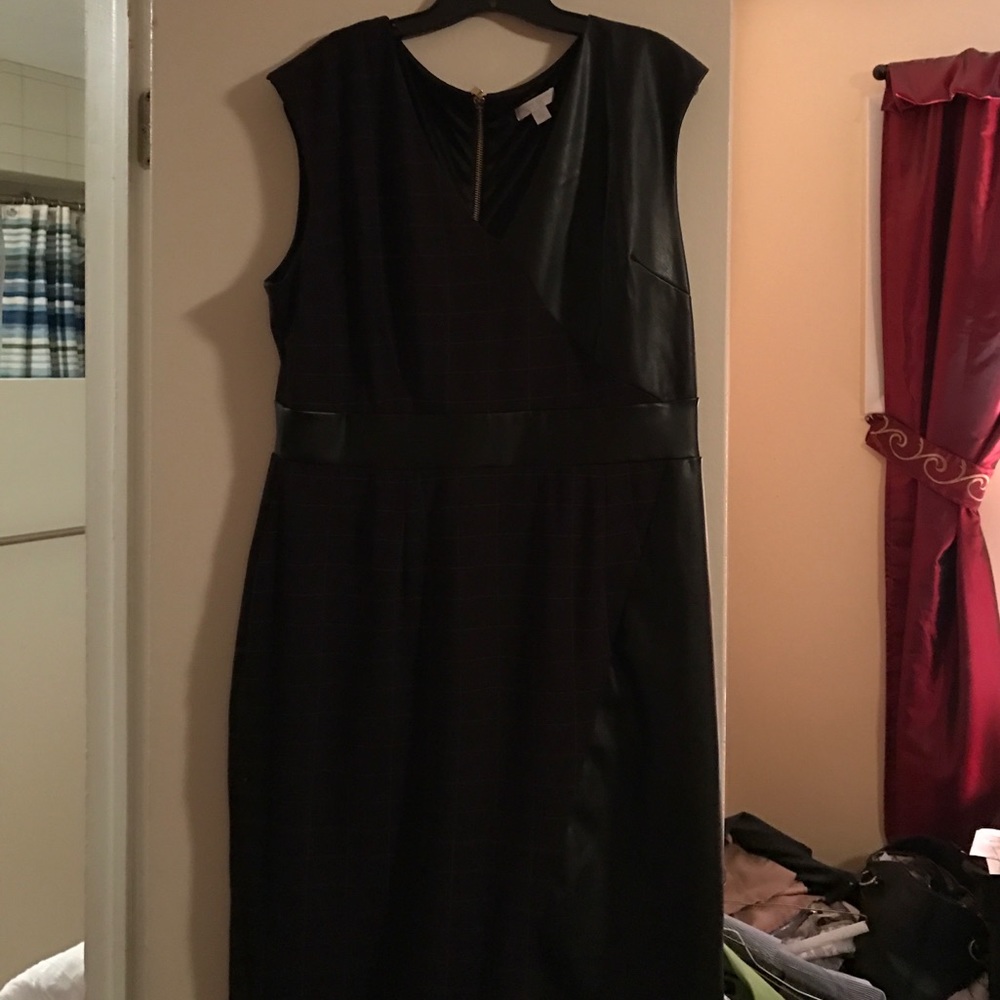 Beautiful Faux Leather Dress