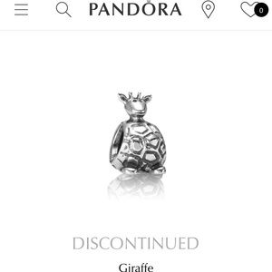 Giraffe Pandora Charm