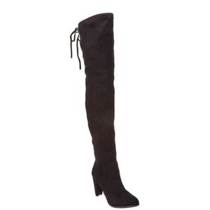 Black over the knee boots