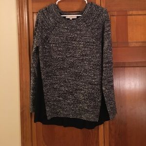 LOFT color block sweater