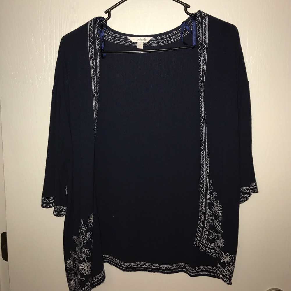 Half sleeve cardigan