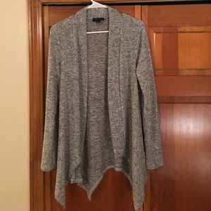 Grey flowy cardigan
