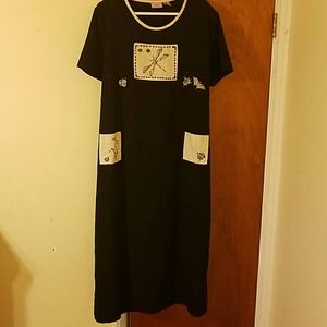 Dragonfly black dress