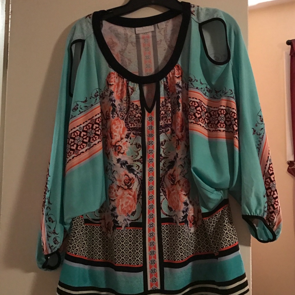 Beautiful spring-colored blouse