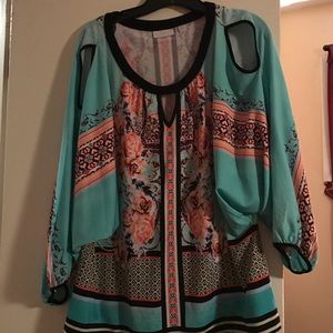 Beautiful spring-colored blouse