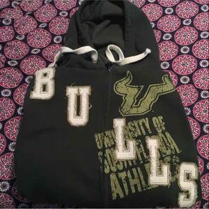 USF Men's Distressed Hoodie