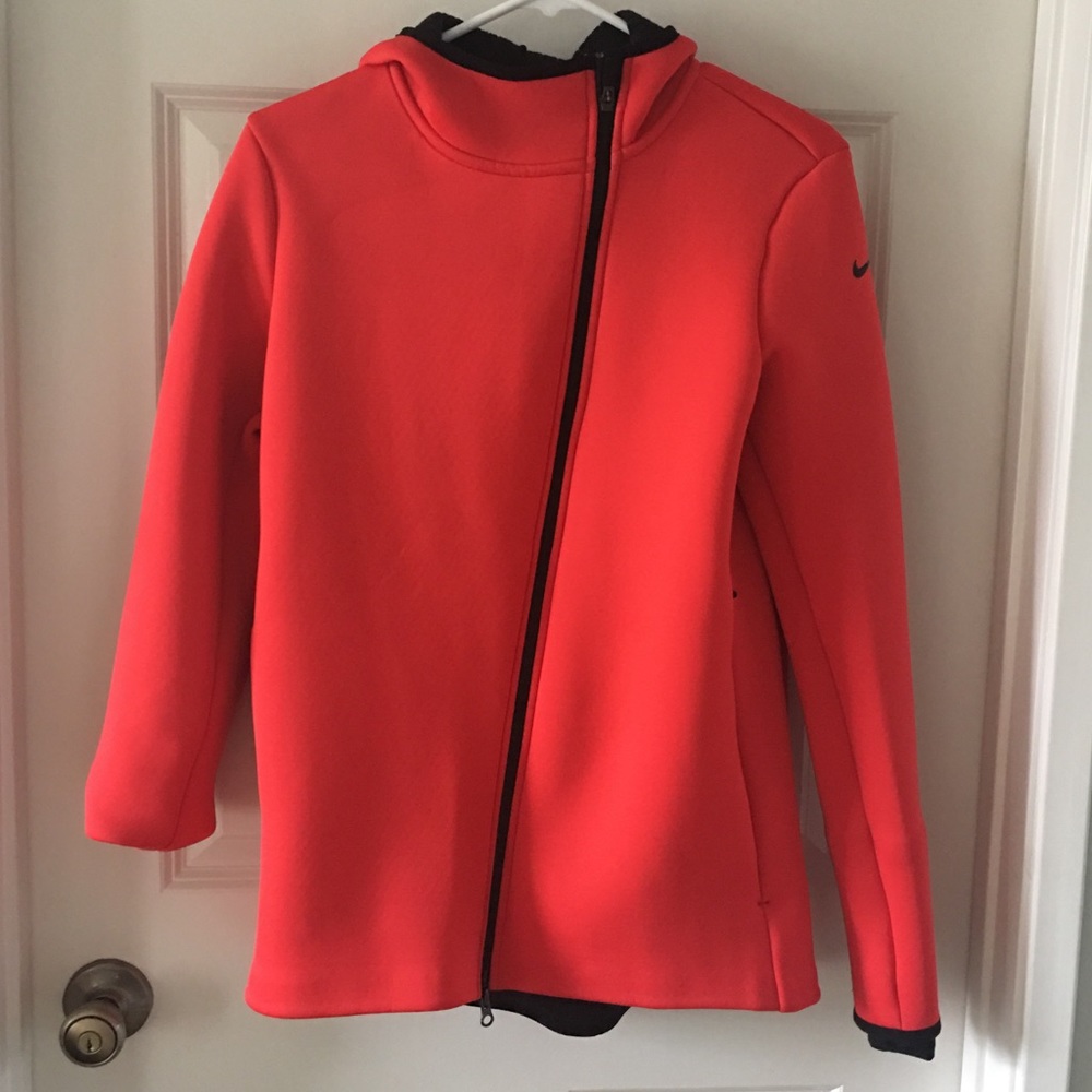 Nike neoprene hood track jacket