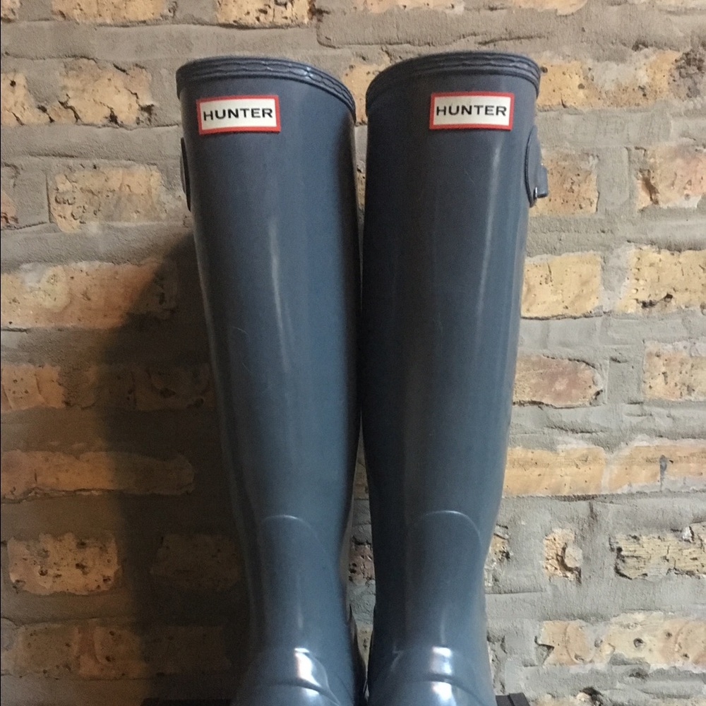 Women's Tall, Grey Hunter Boots