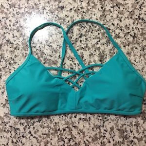 Crisscross Triangle Bikini Top