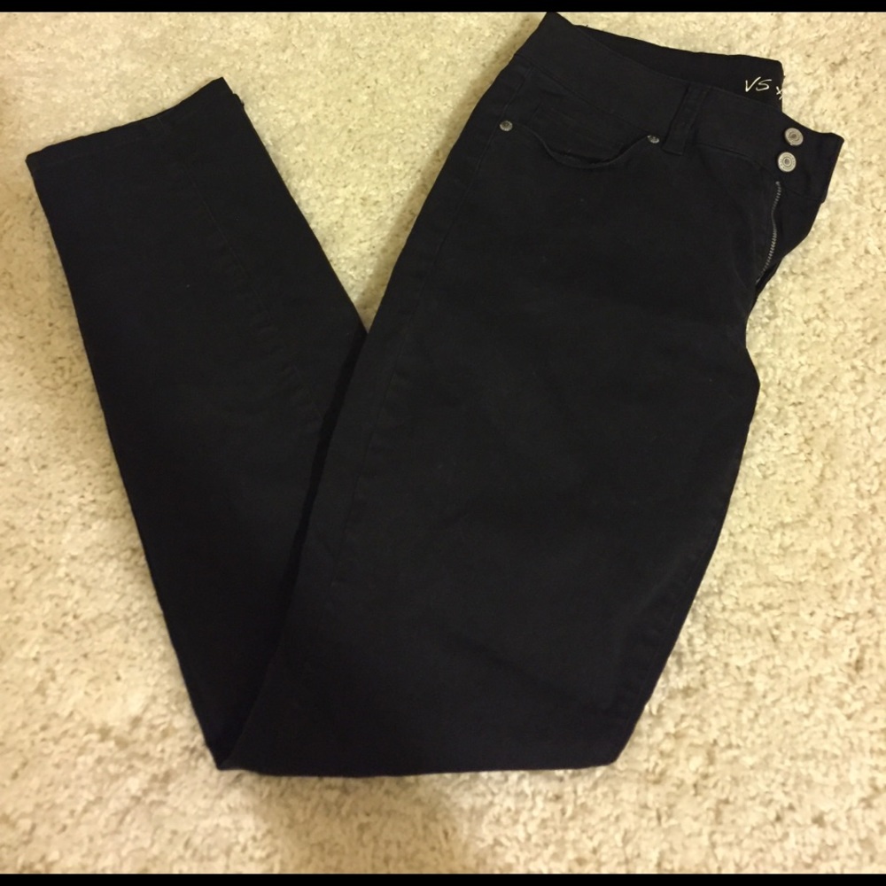 Victoria's Secret hipster jeans.