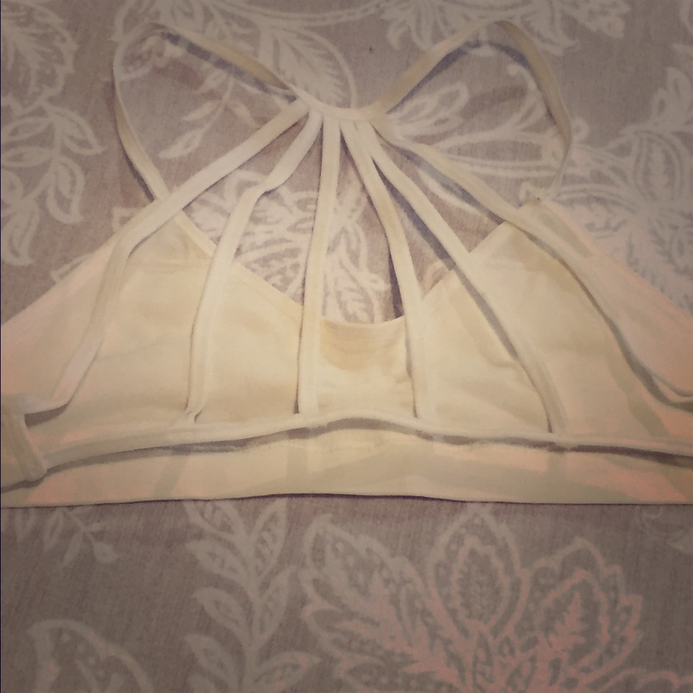 Bandeau with strappy back