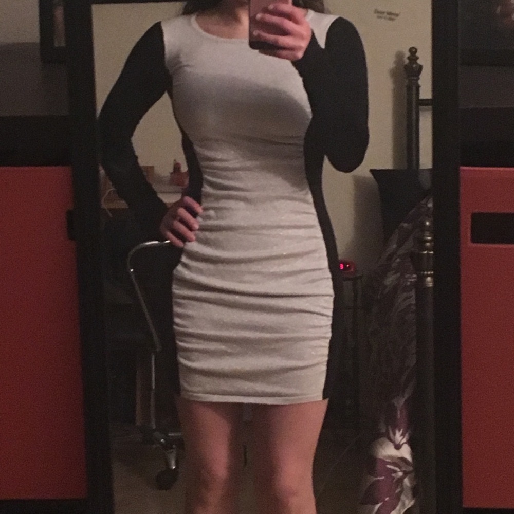 Express sparkle sweater dress