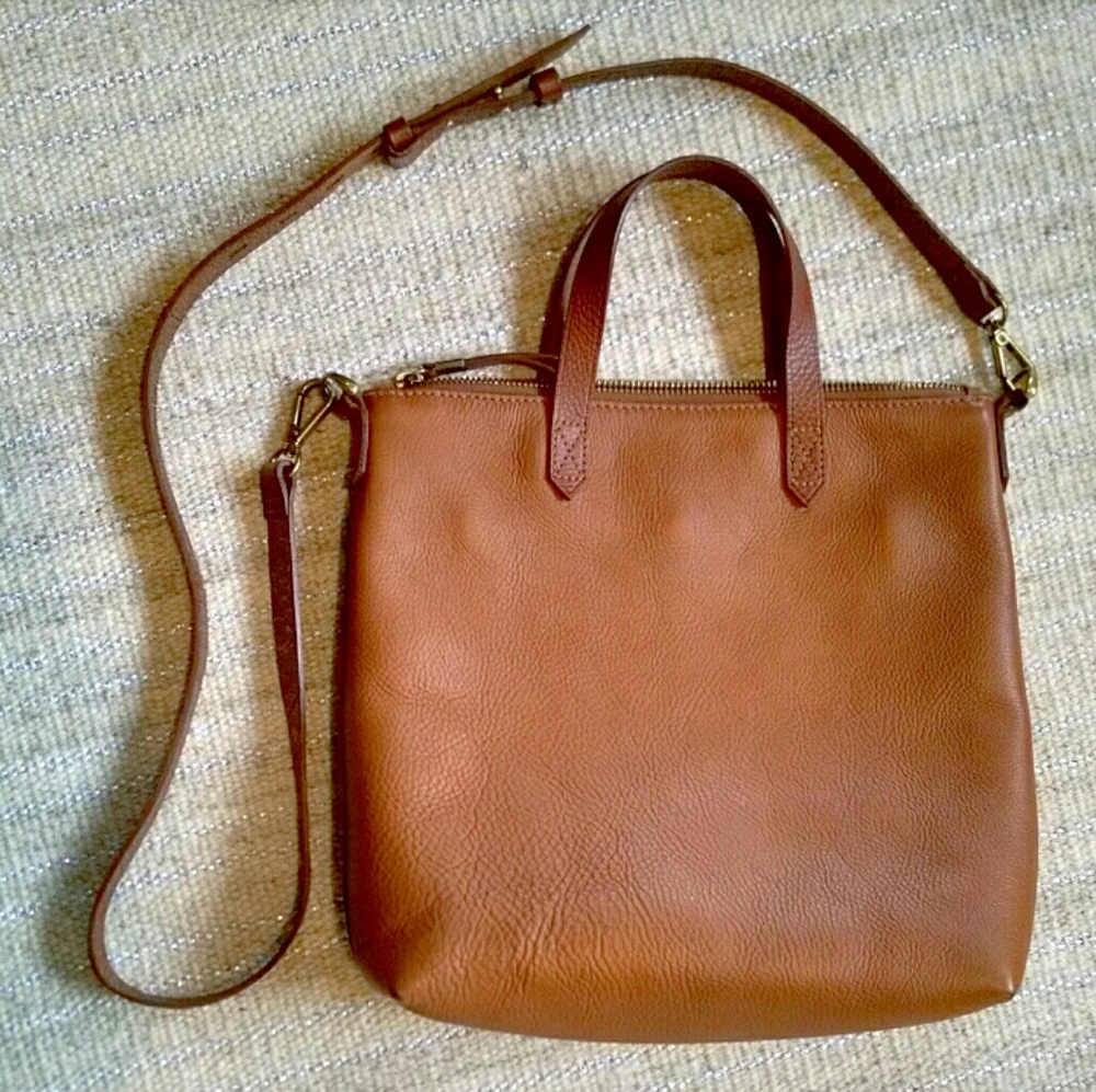 Madewell Mini Transport in English Saddle - Picture 1 of 5