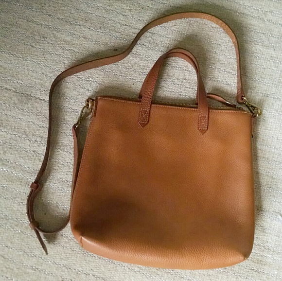 Madewell Mini Transport in English Saddle - Picture 4 of 5