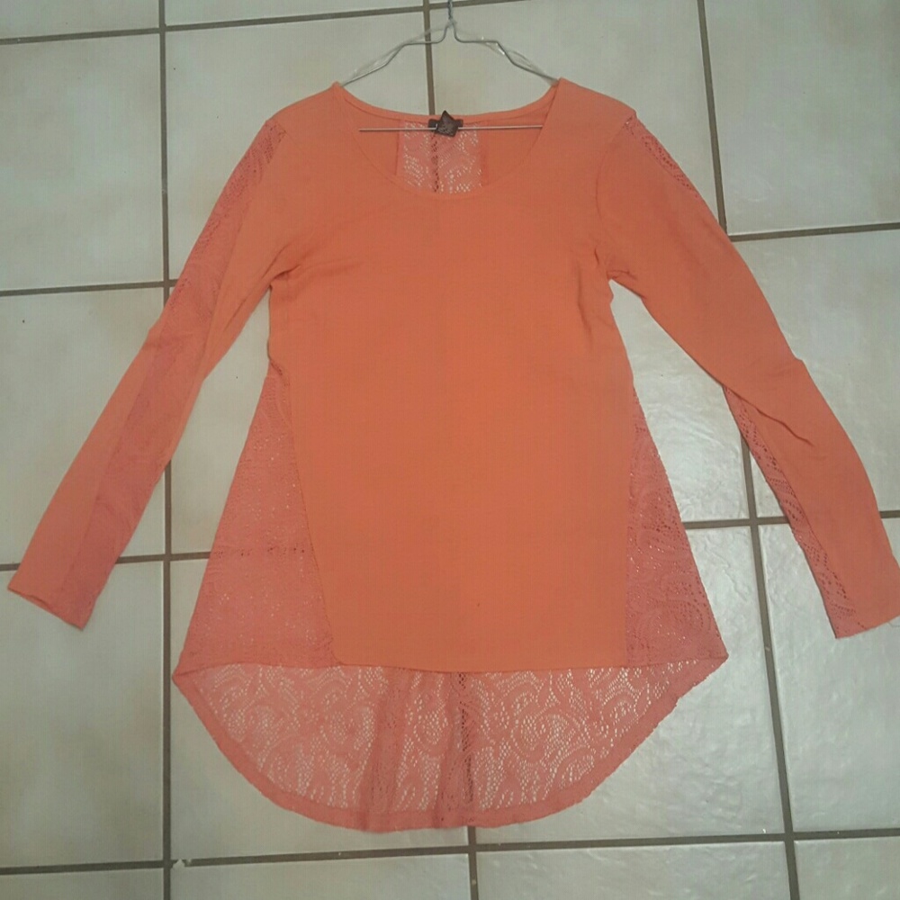 Peach Long Sleeve Shirt