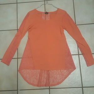 Peach Long Sleeve Shirt