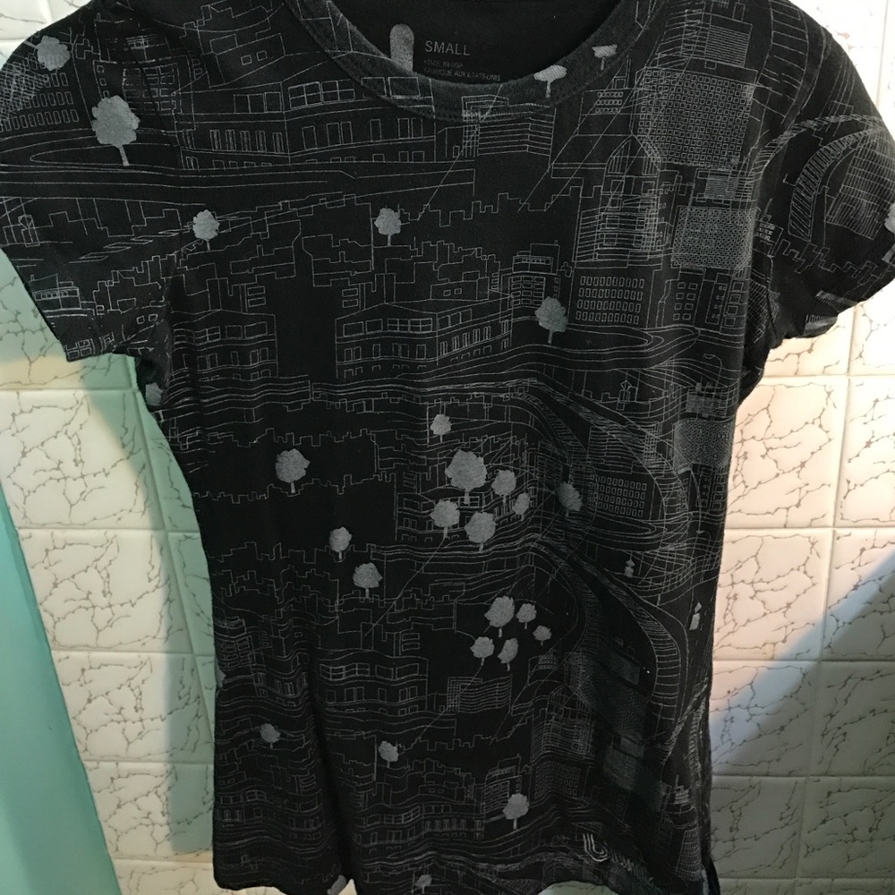 City Patterned Tshirt