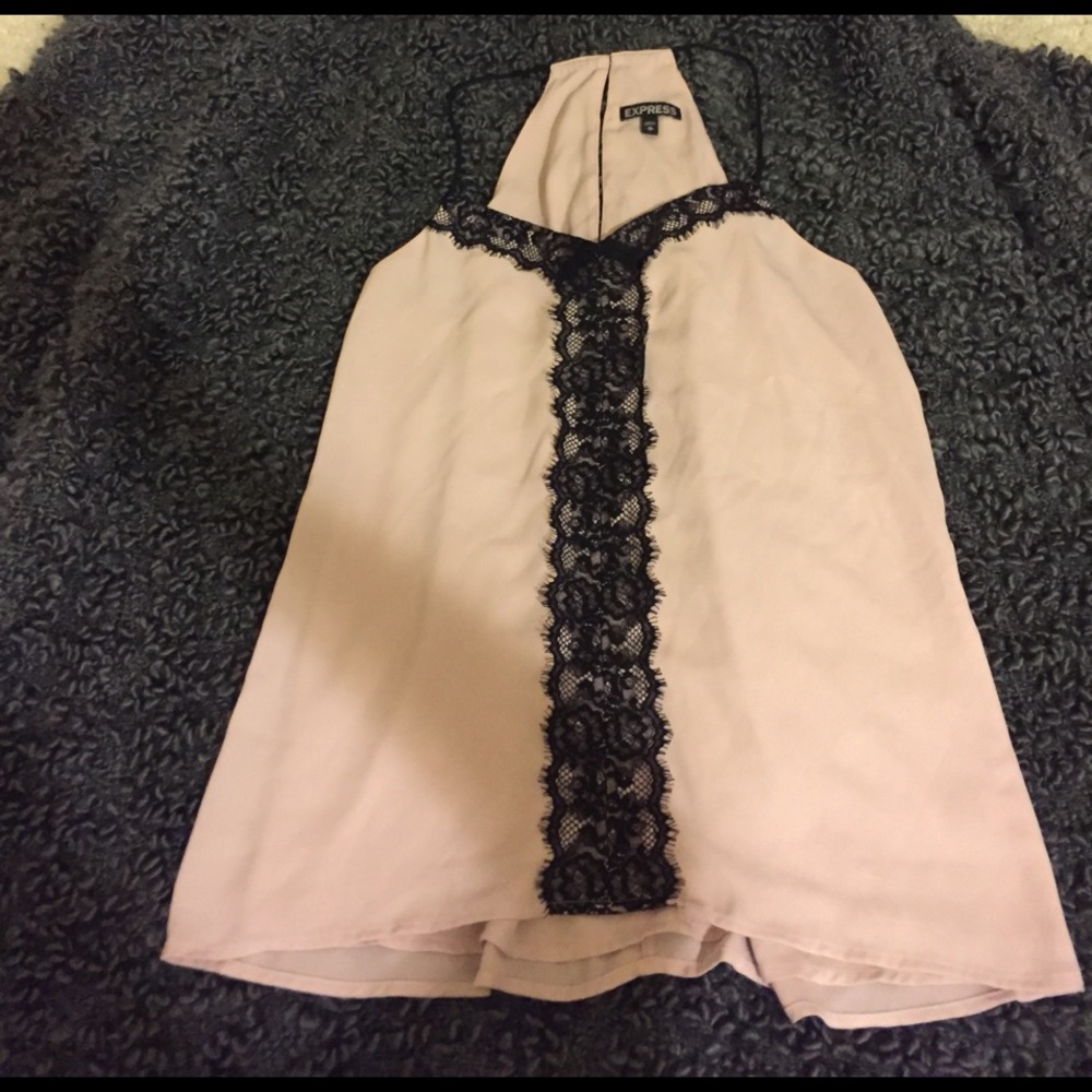 Express Barcelona cami. Lace front detail.