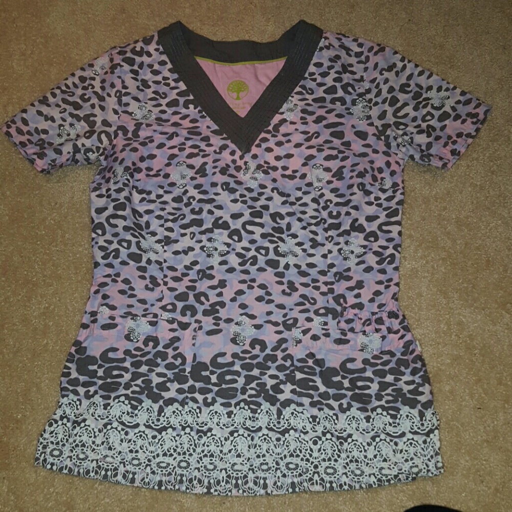 Scrub top by healing hands