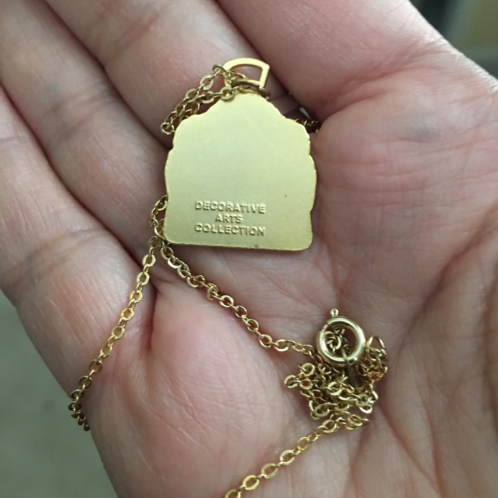 Decorative Arts enamel necklace/pendant - Picture 5 of 5