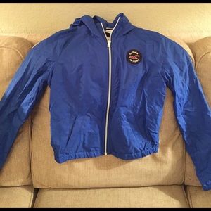Royal Blue Hollister Windbreaker