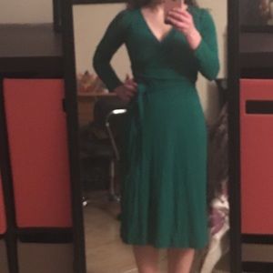 Talbots green dress