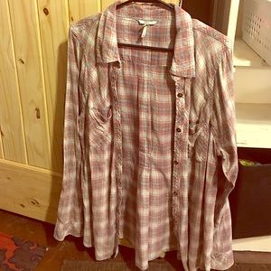 Buckle long sleeve button up
