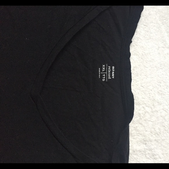 Old Navy Tops - XXL old navy relaxed black vneck tshirt Old Navy Tops - XXL old navy relaxed black vneck tshirt