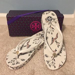 Tory Burch Thandie wedge flip flops. Brand new.