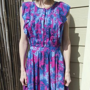 Banana Republic pink and blue dress