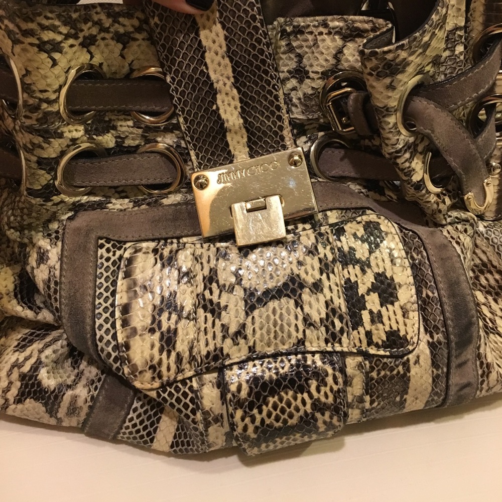 Python Jimmy Choo Hobo Handbag - image 3