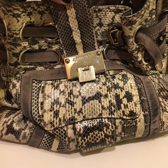 Python Jimmy Choo Hobo Handbag - Picture 3 of 4