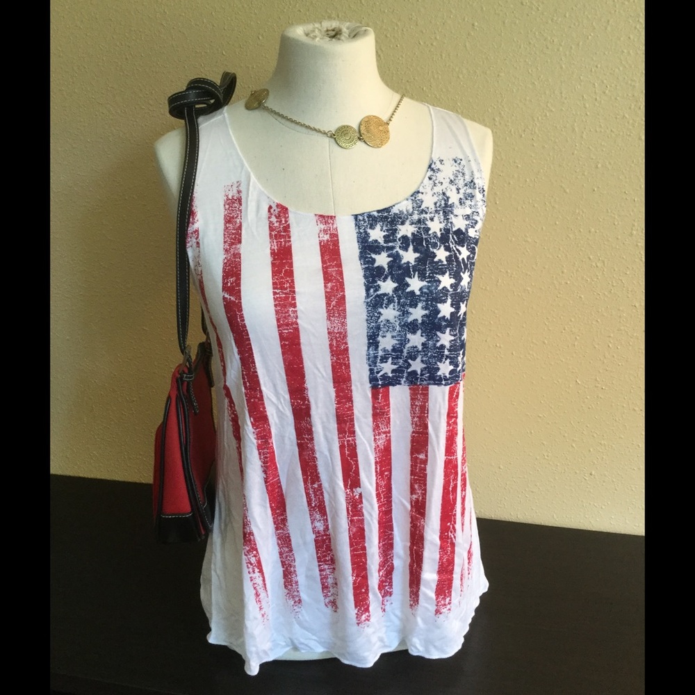 Cute America tank
